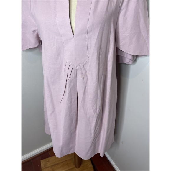 Tuckernuck Pomander Place Lilac Finley Flutter Sleeve Dress Small S - Picture 8 of 10